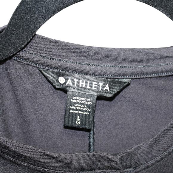 Athleta Canyon Henley Top Black Size Large - Picture 5 of 5